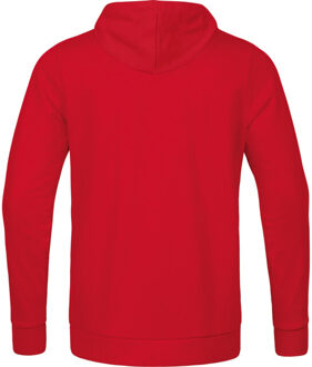 JAKO Sweater met kap base 6765-01 Rood - 164