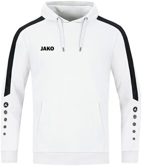 JAKO Sweater met kap power 6723-000 Wit - XXXL