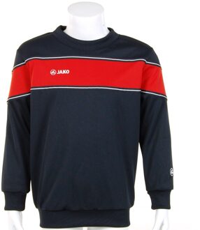 JAKO Sweater Player Junior - Sporttrui - Kinderen - Maat 116 - Navy;Red