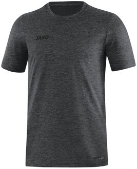 JAKO T-Shirt Premium Basics Antraciet Gemeleerd Maat S