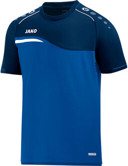 JAKO T-shirts Classico Navy/Royal antraciet - S