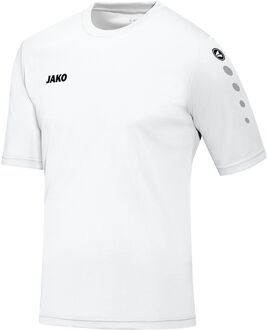 JAKO Team Shirt Korte Mouw Kinderen - Wit | Maat: 116