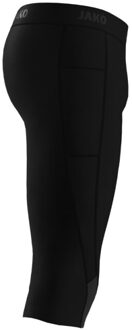 JAKO Tight capri power 6776-800 Zwart - XL