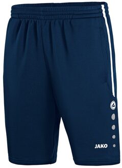 JAKO Training shorts Active Junior - marine/wit - Maat 128