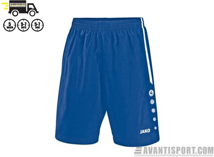 JAKO Turin Short - Voetbalbroek - Jongens - Maat 116 - Blauw kobalt