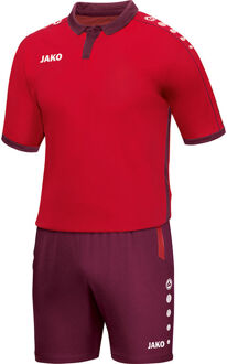 JAKO Turin Short - Voetbalbroek - Jongens - Maat 116 - Rood