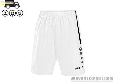 JAKO Turin Short - Voetbalbroek - Jongens - Maat 116 - Wit