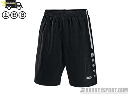 JAKO Turin Short - Voetbalbroek - Jongens - Maat 116 - Zwart