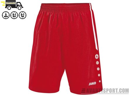 JAKO Turin Short - Voetbalbroek - Mannen - Maat L - Rood