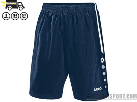 JAKO Turin Short - Voetbalbroek - Mannen - Maat M - Blauw