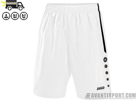 JAKO Turin Short - Voetbalbroek - Mannen - Maat S - Wit