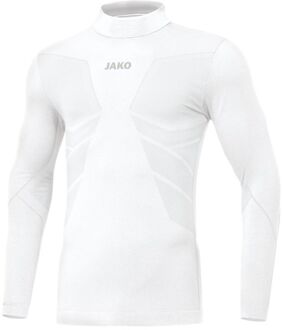 JAKO Turtleneck Comfort 2.0 Shirt Heren wit - XXL