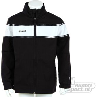 JAKO Woven Jacket Player Junior - Sportshirt - Kinderen - Maat 128 - Black;White