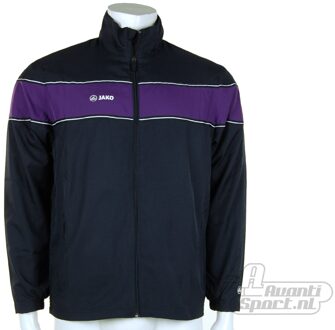 JAKO Woven Jacket Player - Sportshirt -  Heren - Maat S - Dark Navy;Purple