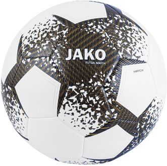 JAKO Zaalvoetbal wit - donkerblauw - goud - 4