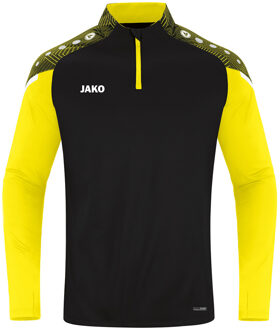 JAKO Ziptop Performance - Zwart-geel Sportshirt Heren - 3XL