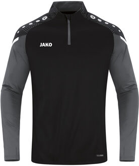 JAKO Ziptop Performance - Zwart Voetbalshirt Kids - 128
