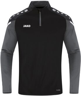 JAKO Ziptop Performance - Zwart Voetbalshirt Kids - 164