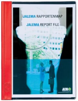 Jalema Snelhechter Jalema rapportenmap A4 rood Transparant