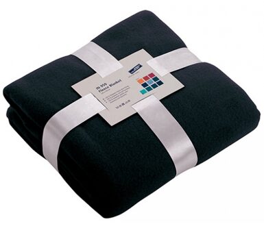 James & Nicholson Fleece deken donkerblauw - Action products