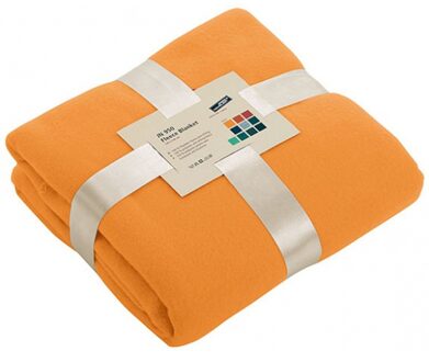 James & Nicholson Fleece deken oranje - Action products
