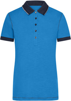 James & Nicholson Urban dames poloshirt blauw L