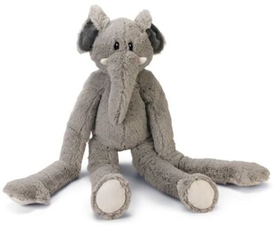 James Olifant Knuffel - Hondenspeelgoed - Grijs - XL - 80x29x15 cm