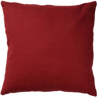 James - Sierkussen Van Katoen Merlot 45x45 Cm - Rood - Rood