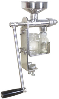 JamieLin Stainless Steel Home Manual Oil Press Machine Olive Oil Presser Nut Seeds Peanut Mill Expeller Hand squeezer