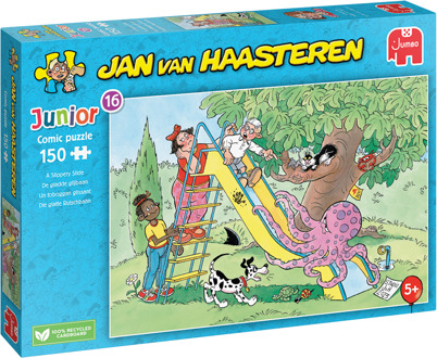 Jan van Haasteren Junior 16 - De gladde glijbaan (150 stukjes)