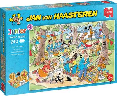 Jan van Haasteren Junior 21 - De Vrijmarkt Puzzel (240 stukjes)