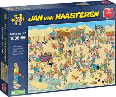 Jan van Haasteren zandsculpturen 1000 stukjes