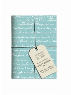 Jane Austen, Ada Lovelace, Mary Shelley Handwriting Notebook Set - Austen, Jane