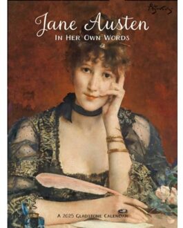 Jane Austen Deluxe Wall Calendar 2025 - Media, Gladstone