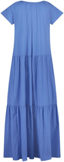 Jane Lushka Koningsblauwe Midi Jurk | Blijf koel en stijlvol Jane Lushka , Blue , Dames - L,M,S,Xs