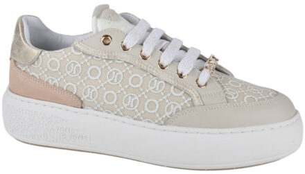 Janet & Janet J-012-j13 dames sneakers Beige - 40