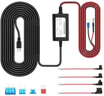 Jansite Harde Draad Kit 12V Mini Mirco Ats Zekering Kabels Charger Power Inverter Converter Adapter Voor Dash Cam Dvr 4 Soorten Dual-Slot 4 types Dual-slot