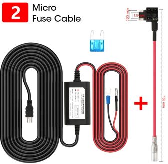 Jansite Harde Draad Kit 12V Mini Mirco Ats Zekering Kabels Charger Power Inverter Converter Adapter Voor Dash Cam Dvr 4 Soorten Dual-Slot Micro Fuse kabel