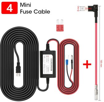 Jansite Harde Draad Kit 12V Mini Mirco Ats Zekering Kabels Charger Power Inverter Converter Adapter Voor Dash Cam Dvr 4 Soorten Dual-Slot Mini Fuse kabel