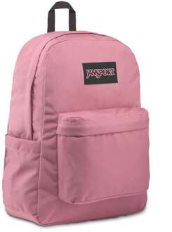 JanSport Superbreak Plus 26L Roze rugzak voor dames