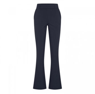 Jany flared broek Travelsoft - maat M Blauw