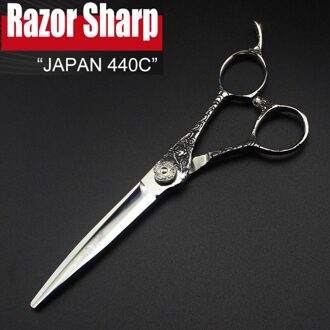 Japan 440C 5.5 & 6 Inch Kappers Schaar Professionele Snijden Dunner Set Kapper Accessoires Winkel Salon Shears 6.0 duim snijdend 04