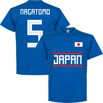 Japan Nagatomo 5 Team T-Shirt - Blauw