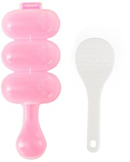 Japan Onigiri Master Maker Sushi Rolls Mallen Tool Rijst Bal Diy Maker Koken Gereedschap Keuken Plastic Accessoires Keuken Benodigdheden Roze