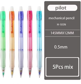 Japan Pilot H-185N Vulpotlood Kleur Transparant Staaf 0.5Mm Intrekbare Vulpotlood Voor Studenten mengen