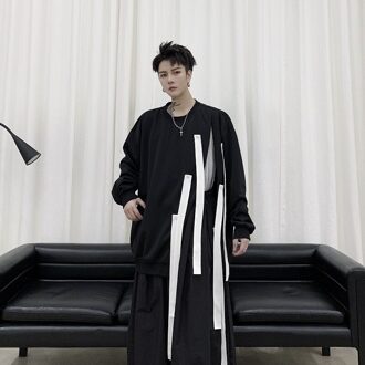 Japan Stijl Herfst Mannen Katoen Sweatshirt Bandage Oversize Hoodie Owen Gothic Streetwear Hip Hop Mannen Jas Moletom Sudadera Hombre Xl
