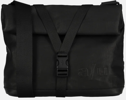 Japan Yao rolltop crossbody tas black Zwart