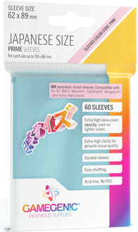 Japanese Sized Sleeves 62x89mm Transparant (60 stuks)