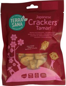 Japanse Bruine Rijscrackers Eko Bio (60g)