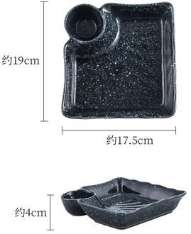 Japanse Creatieve Knoedel Plaat Keramische Plaat Met Kleine Schotel Plaat Ontbijt Plaat Westerse Plaat Thuis Restaurant Servies lucht blauw